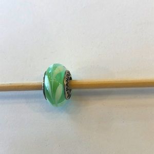 Authentic Pandora Bead - Green glass